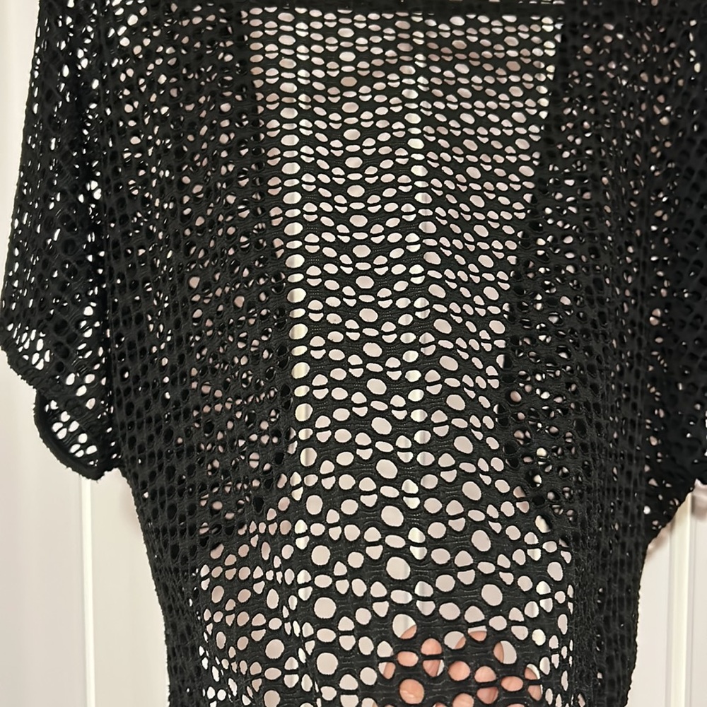 Small knit cardigan. Black - Picture 3 of 3